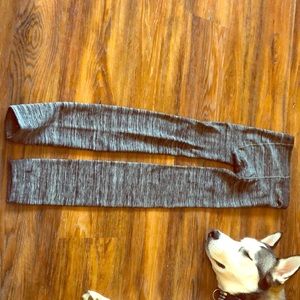 Thermal gray leggings